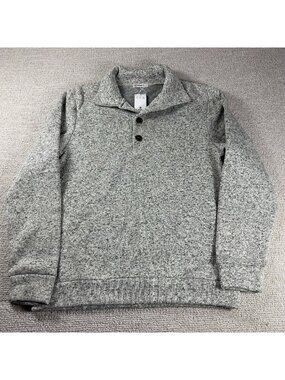 H2H Soft Marbled Pullover Sweater Gray Men's Size XL